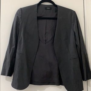 Theory charcoal blazer